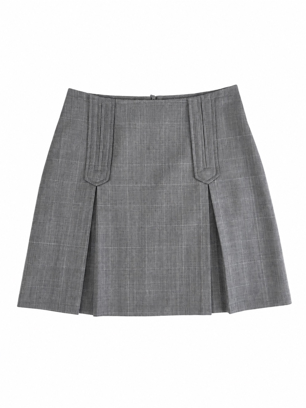 grey skirt
